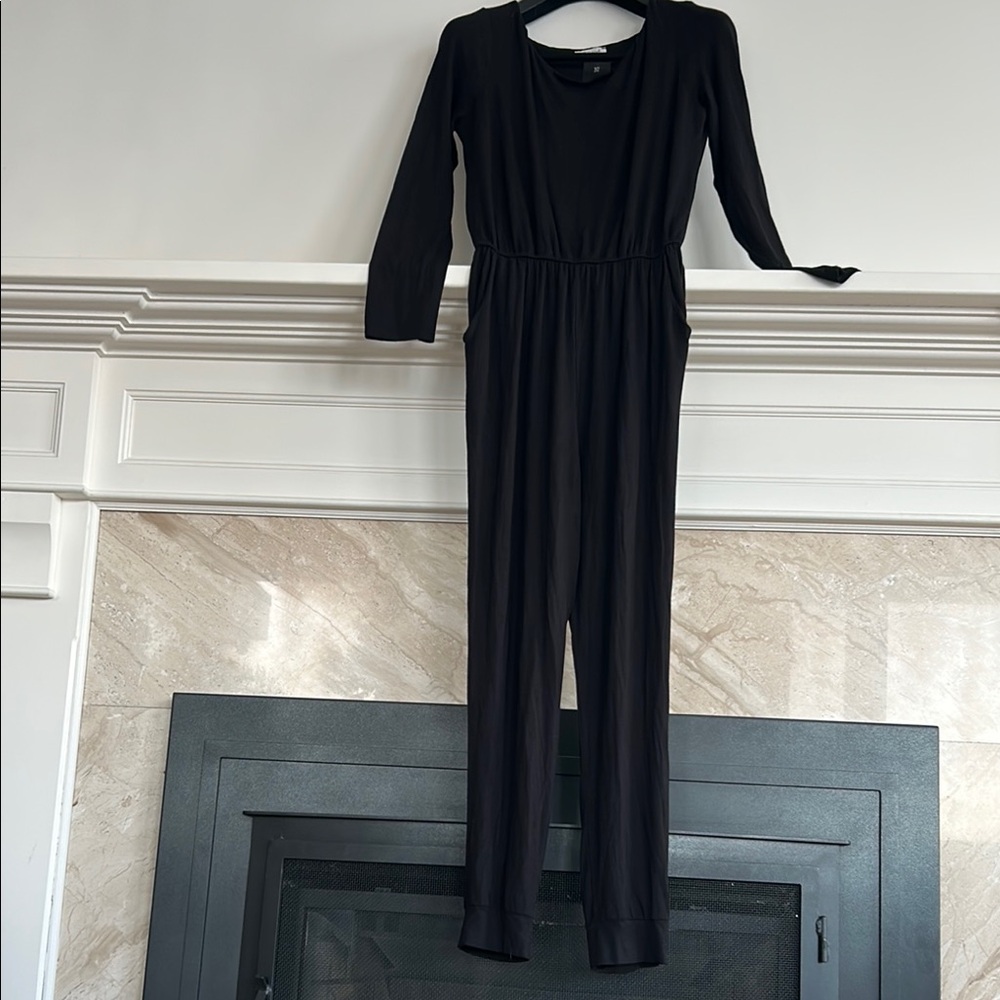 Black Long Sleeve Jumpsuit